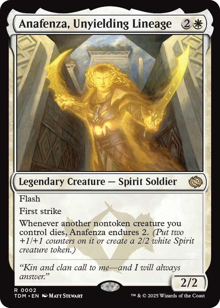 Anafenza, Unyielding Lineage #2 Magic Tarkir: Dragonstorm image 0