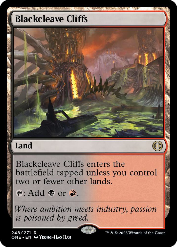 Blackcleave Cliffs #248 Magic Phyrexia: All Will Be One image 0