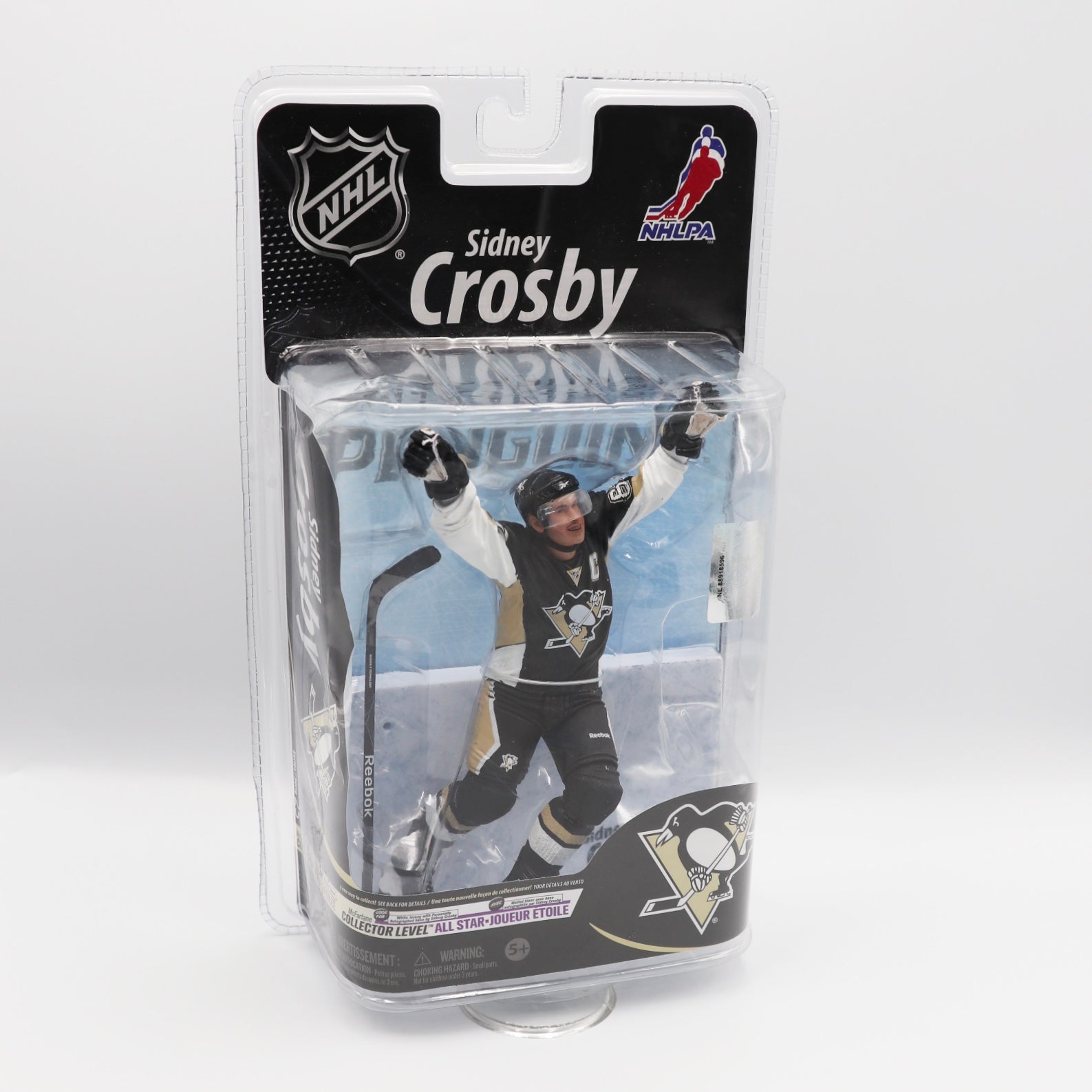 Sidney Crosby NHL Pittsburgh Penguins Black Jersey Series 25 McFarlane Figure image 0