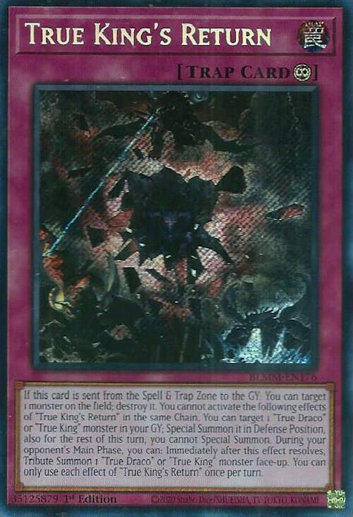 True King's Return [Secret Rare] BLMM-EN176 image 0