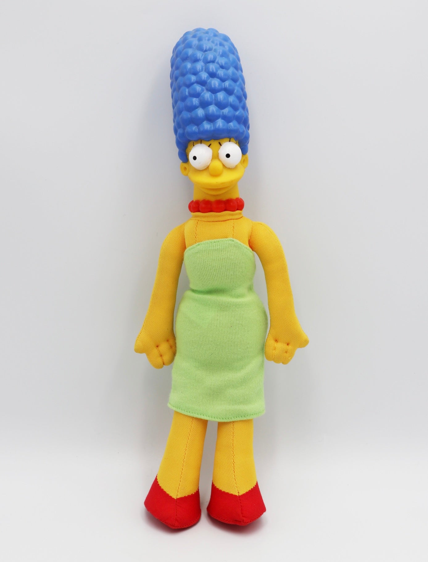 Marge Simpson 11" Plush Doll Plastic Head 1990 Simpsons image 0