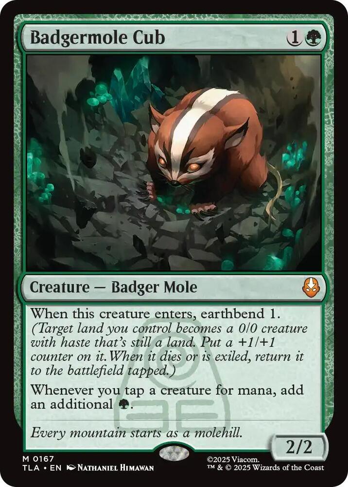 Badgermole Cub #167 Magic Avatar: The Last Airbender image 0