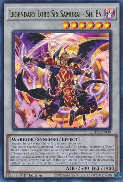 Legendary Lord Six Samurai - Shi En ROTA-EN039 image 0