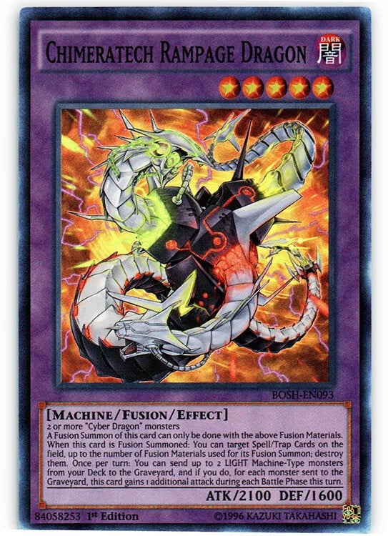 Chimeratech Rampage Dragon [1st Edition] BOSH-EN093 image 0