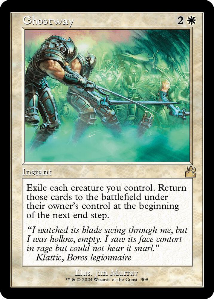 Ghostway [Retro Frame] #308 Magic Ravnica Remastered image 0