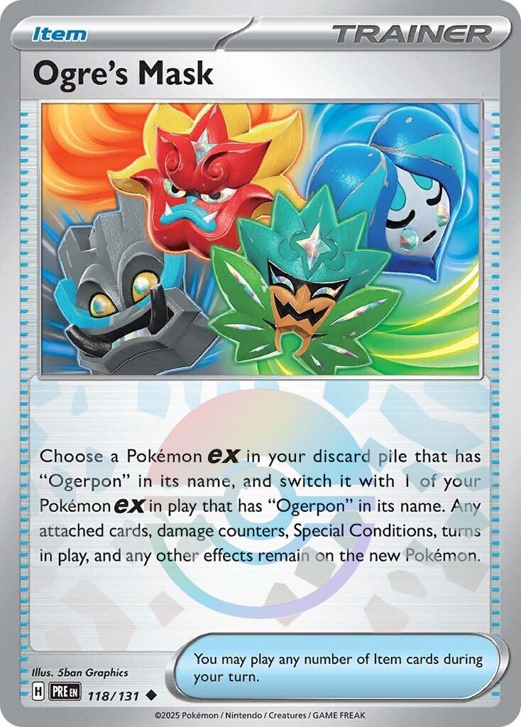 Ogre's Mask [Poke Ball] #118 Pokemon Prismatic Evolutions image 0