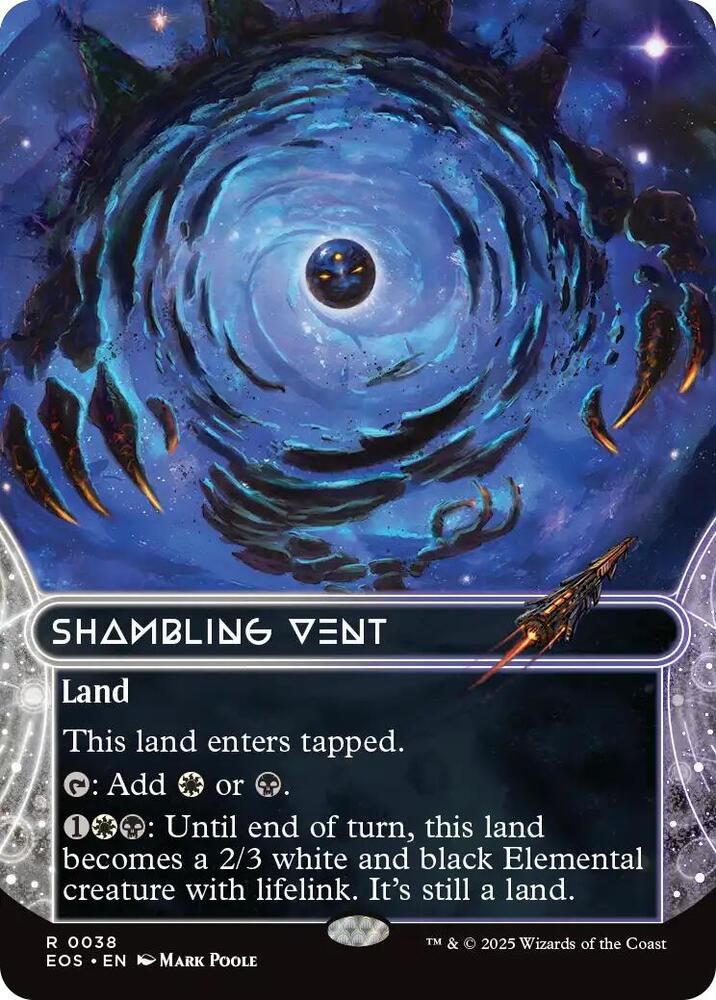 Shambling Vent [Borderless] #38 Magic Edge of Eternities Stellar Sights image 0