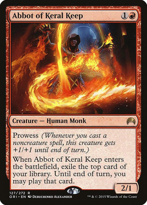 Abbot of Keral Keep #127 Magic Magic Origins image 0