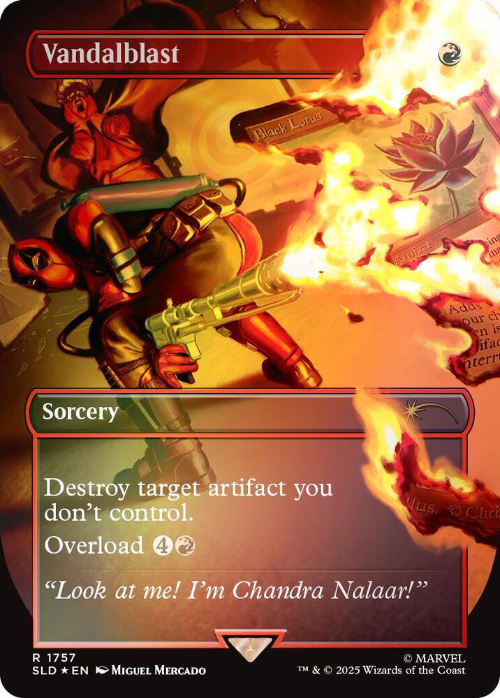 Vandalblast [Rainbow Foil] #1757 Magic Secret Lair Drop image 0