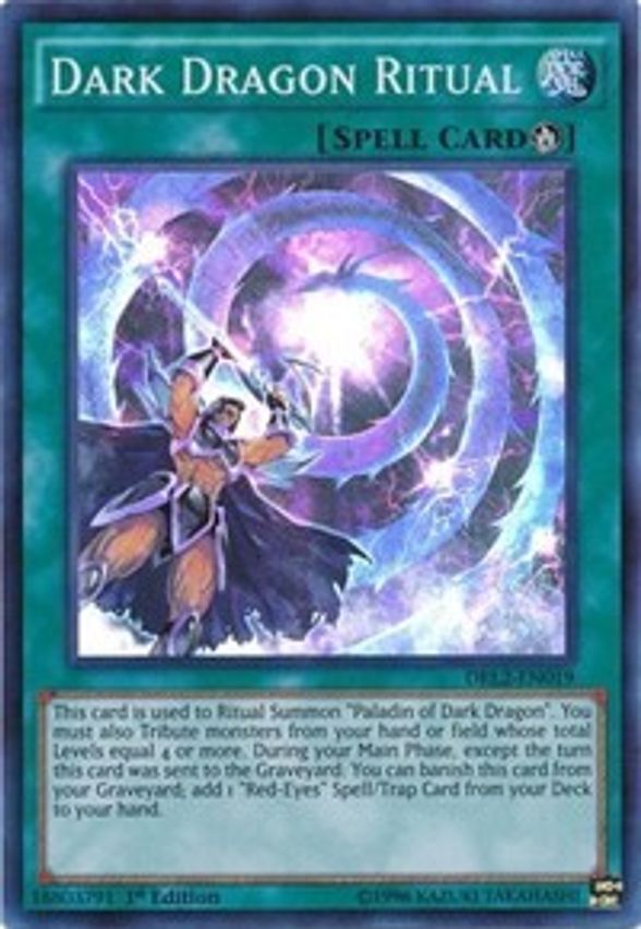 Dark Dragon Ritual DRL2-EN019 YuGiOh Dragons Of Legend 2 image 0