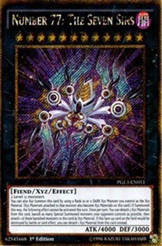 Number 77: The Seven Sins PGL3-EN011 image 0