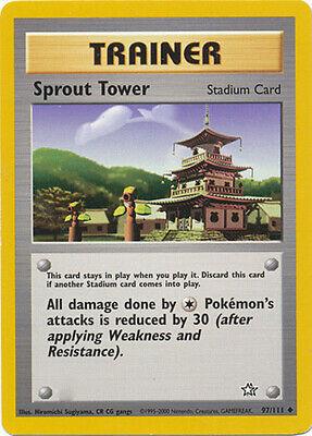 Sprout Tower #97 Pokemon Neo Genesis (MP) image 0