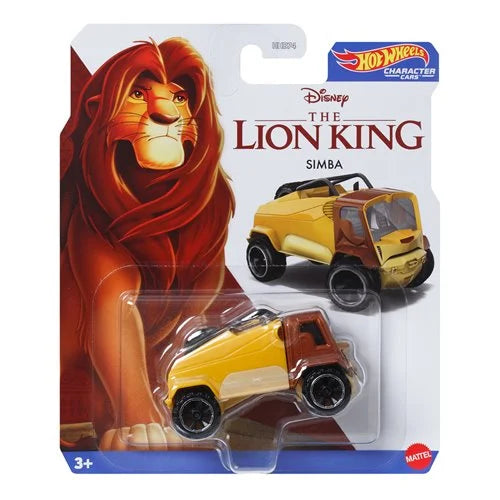 Hot Wheels Entertainment Character Cars - Disney - The Lion King: Simba image 0