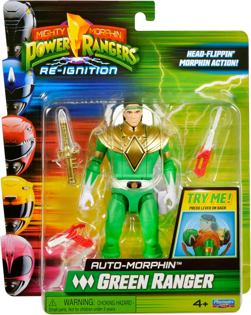 Power Rangers Re-Ignition 6" Action Figure Auto Morphin - Green Ranger image 0