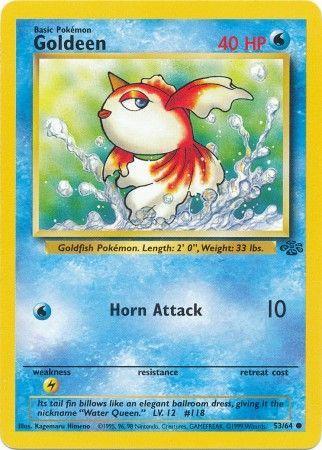 Goldeen #53 Pokemon Jungle (MP) image 0