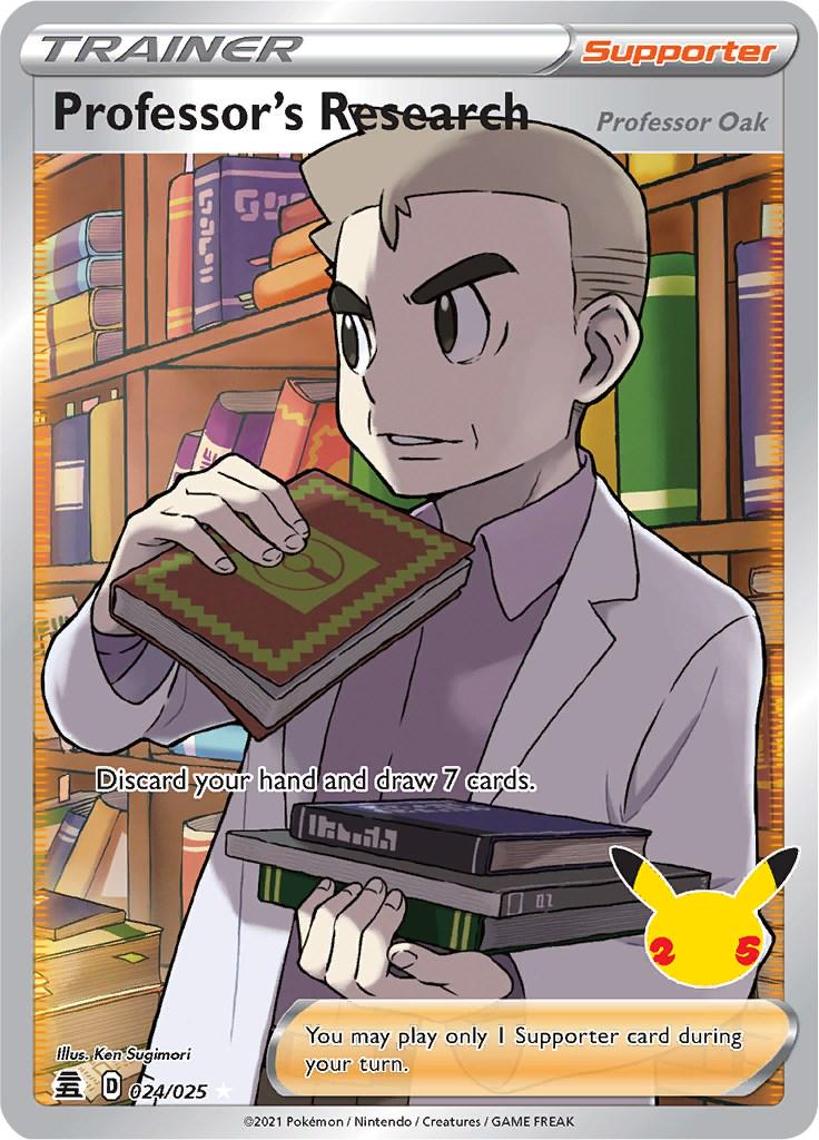 Professor's Research #24 Pokemon Celebrations image 0