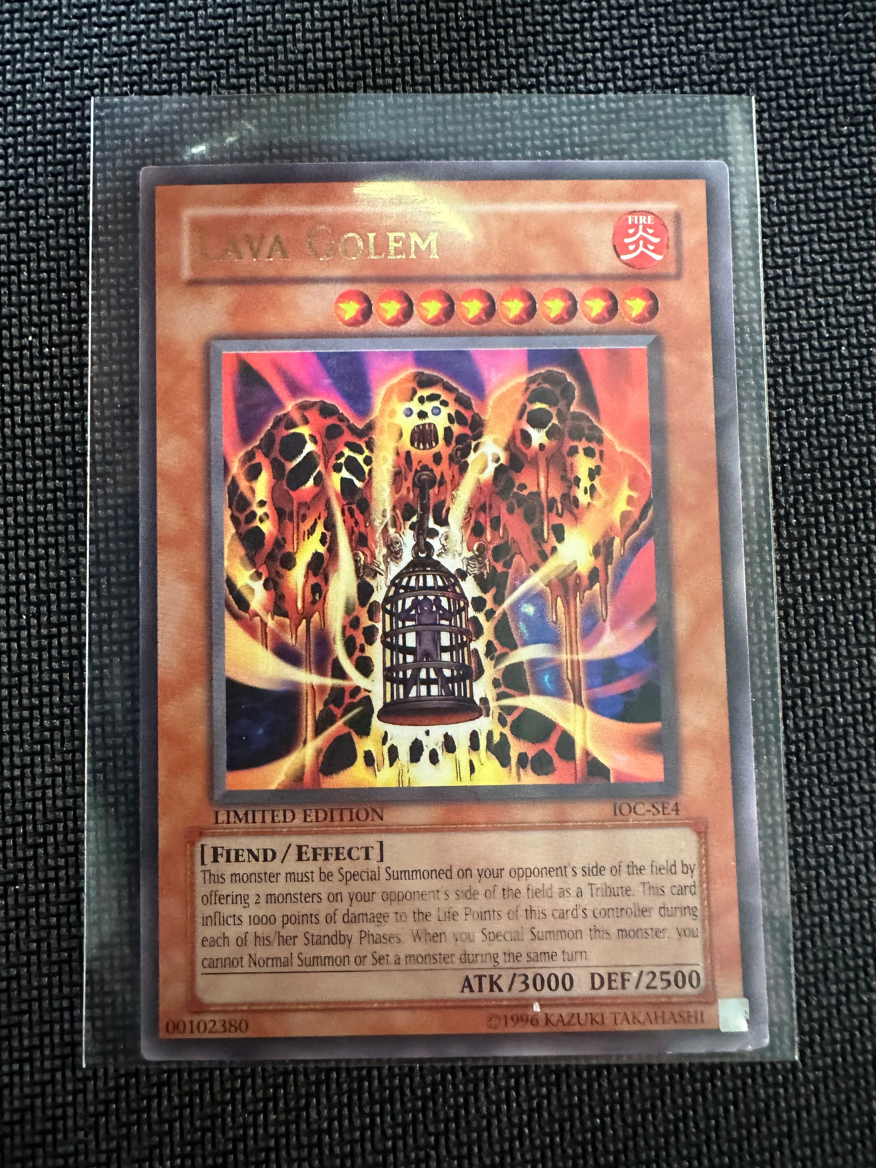 Lava Golem IOC-SE4 YuGiOh Invasion Of Chaos (MP) image 0