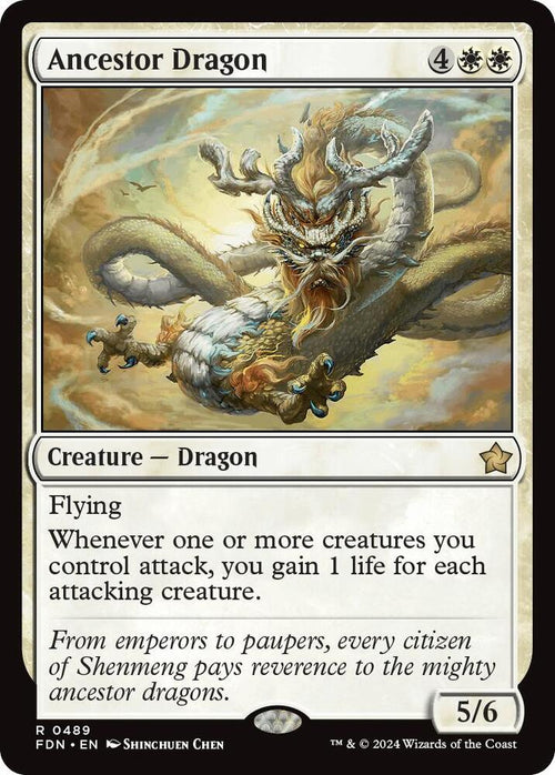 Ancestor Dragon #489 Magic Foundations image 0