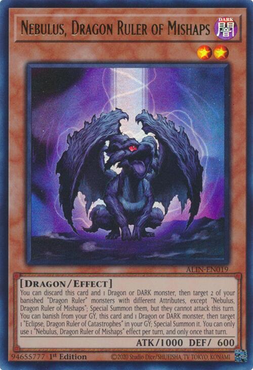 Nebulus, Dragon Ruler of Mishaps ALIN-EN019 image 0