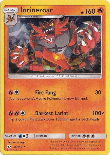 Incineroar [Cracked Ice] #26 Pokemon Sun & Moon image 0