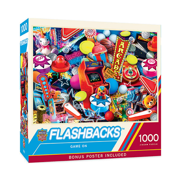 Flashbacks Game On 1000pc Puzzle image 0