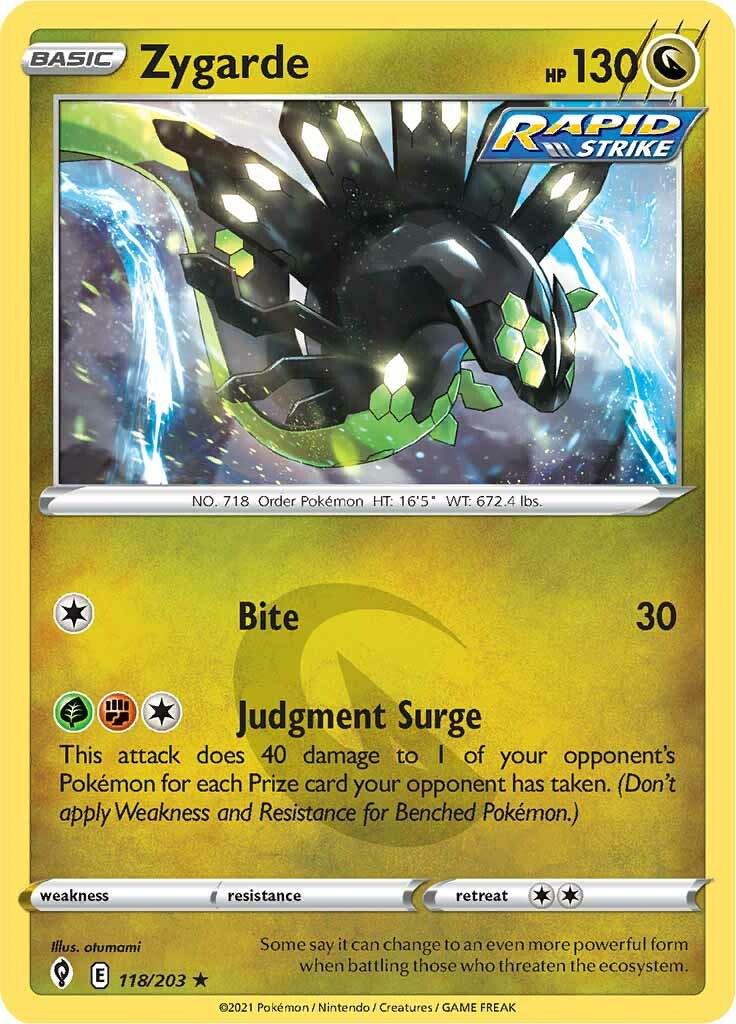 Zygarde [Holo] #118 Pokemon Evolving Skies image 0