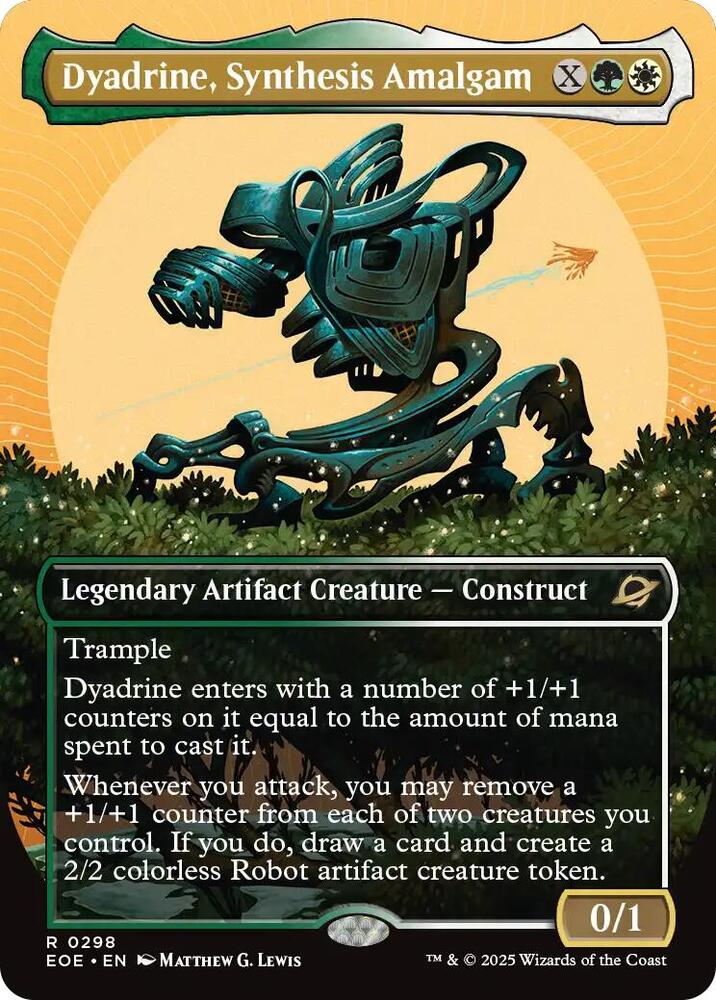 Dyadrine, Synthesis Amalgam [Borderless] #298 Magic Edge of Eternities image 0
