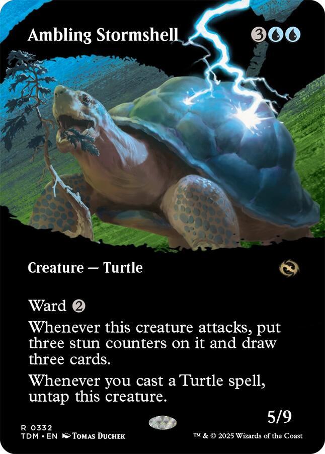 Ambling Stormshell [Borderless] #332 Magic Tarkir: Dragonstorm image 0