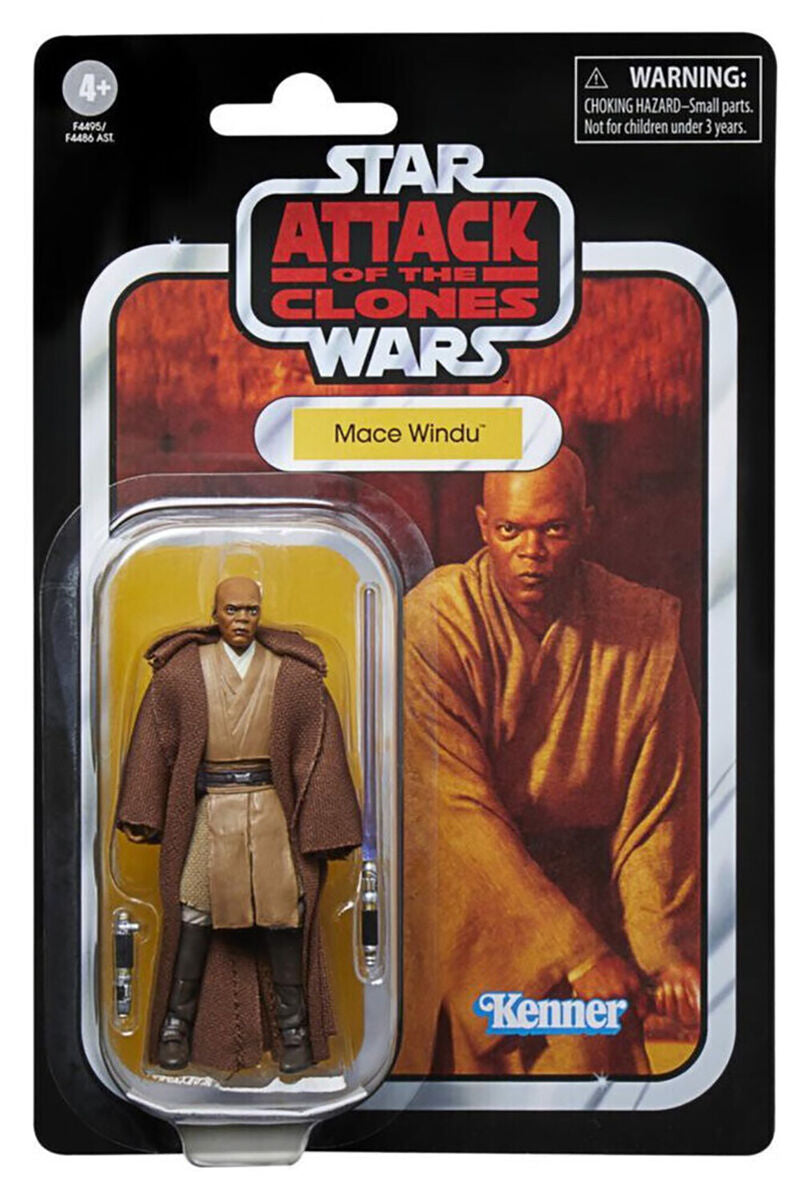 Star Wars AOTC Mace Windu Kenner Action Figure image 0
