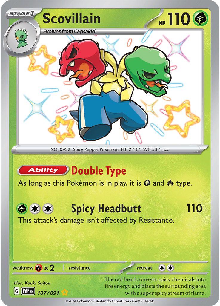 Scovillain #107 Pokemon Paldean Fates image 0