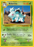 Nidorina #53 Pokemon Base Set 2 (MP) image 0