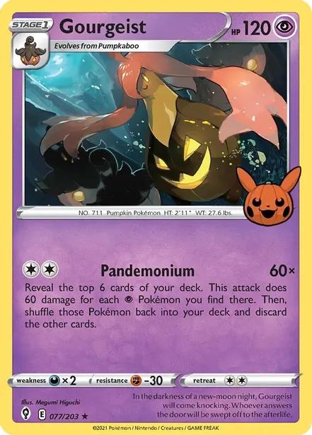 Gourgeist [Holo] #77 Pokemon Trick or Trade 2022 image 0