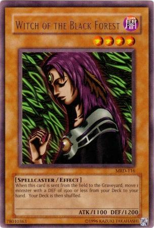 Witch of the Black Forest MRD-116 YuGiOh Metal Raiders Unlimited image 0
