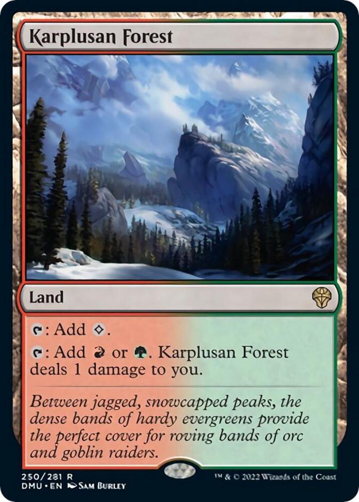 Karplusan Forest [Foil] #250 Magic Dominaria United image 0