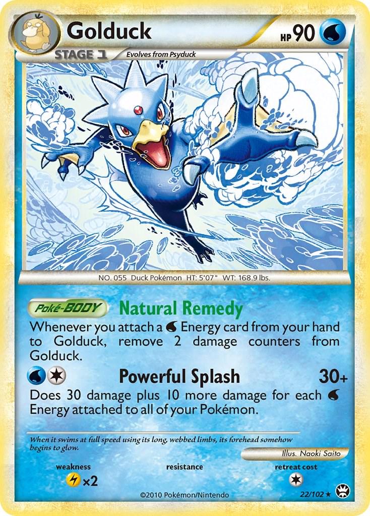 Golduck #22 Pokemon Triumphant image 0