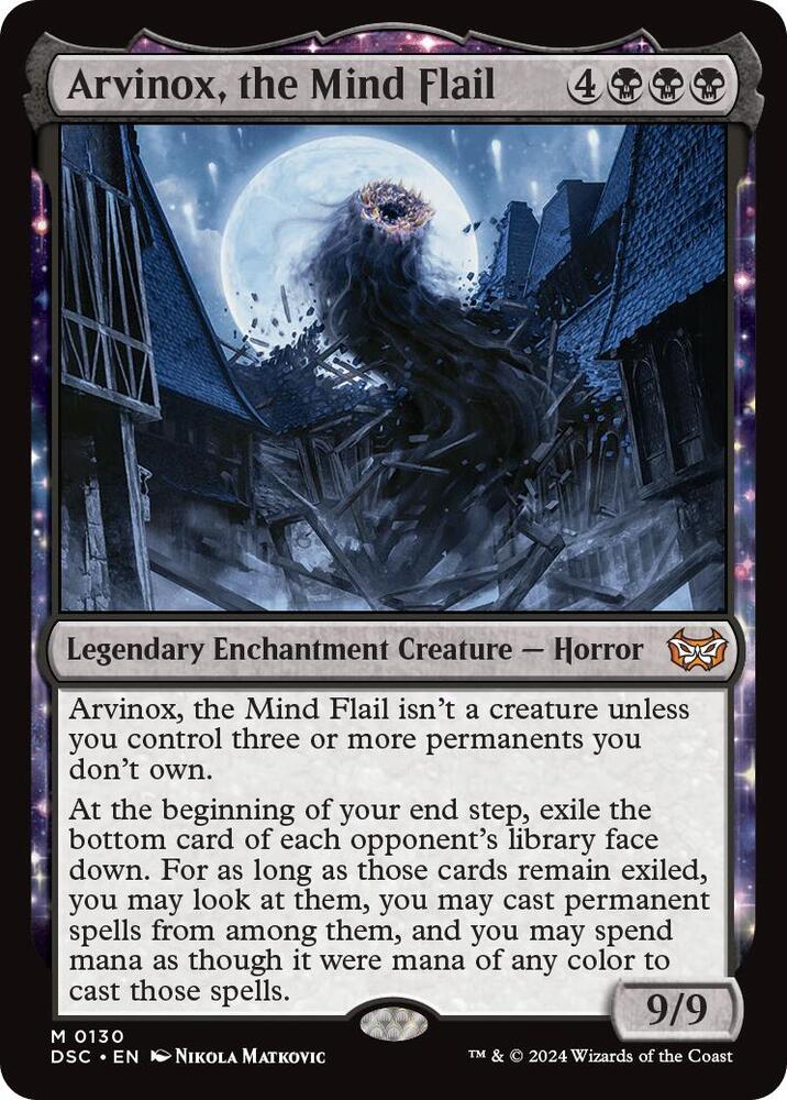 Arvinox, the Mind Flail #130 Magic Duskmourn: House of Horror Commander image 0