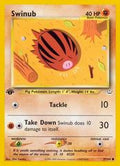 Swinub [1st Edition] #57 Pokemon Neo Revelation (LP) image 0