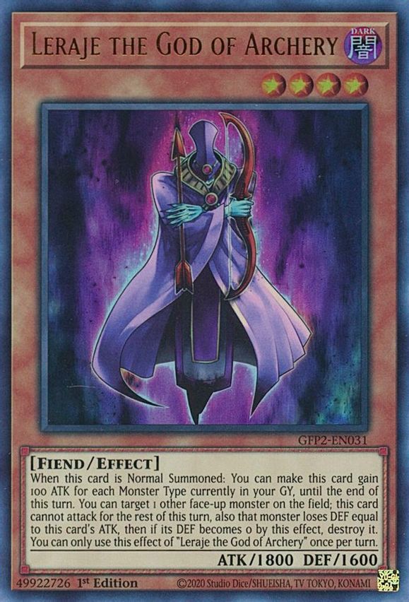 Leraje The God Of Archery [1st Edition] GFP2-EN031 image 0