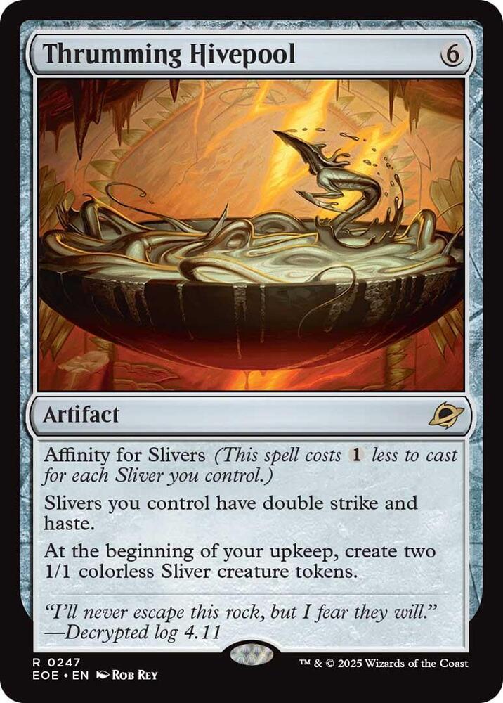 Thrumming Hivepool #247 Magic Edge of Eternities image 0