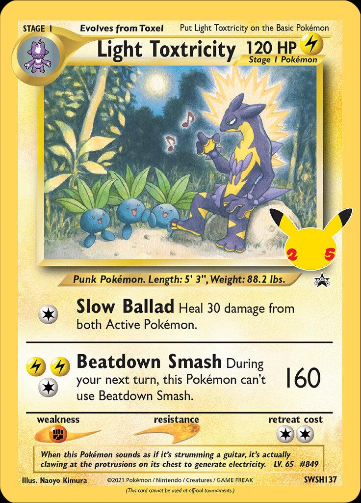 Light Toxtricity #SWSH137 Pokemon Celebrations image 0