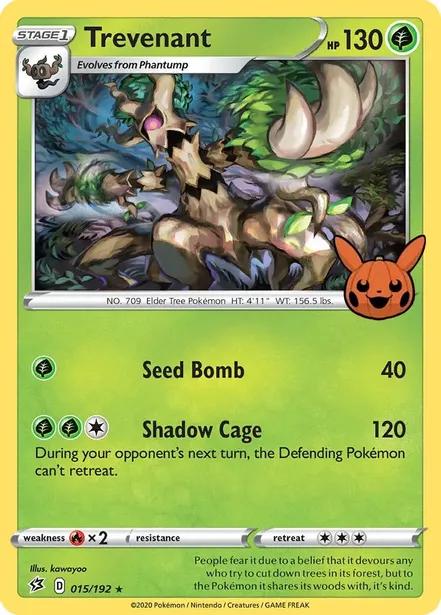 Trevenant [Holo] #15 Pokemon Trick or Trade 2022 image 0