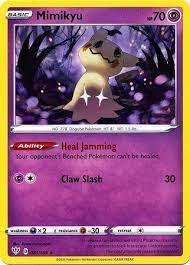 Mimikyu [Cosmos Holo] #81 Pokemon Darkness Ablaze image 0