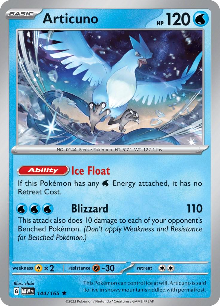 Articuno [Holo] #144 Pokemon Scarlet & Violet 151 image 0