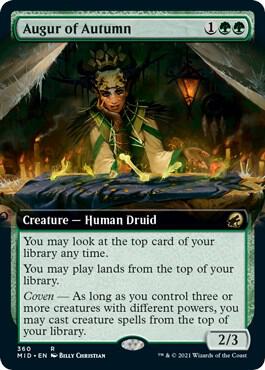 Augur of Autumn [Extended Art] #360 Magic Innistrad: Midnight Hunt image 0