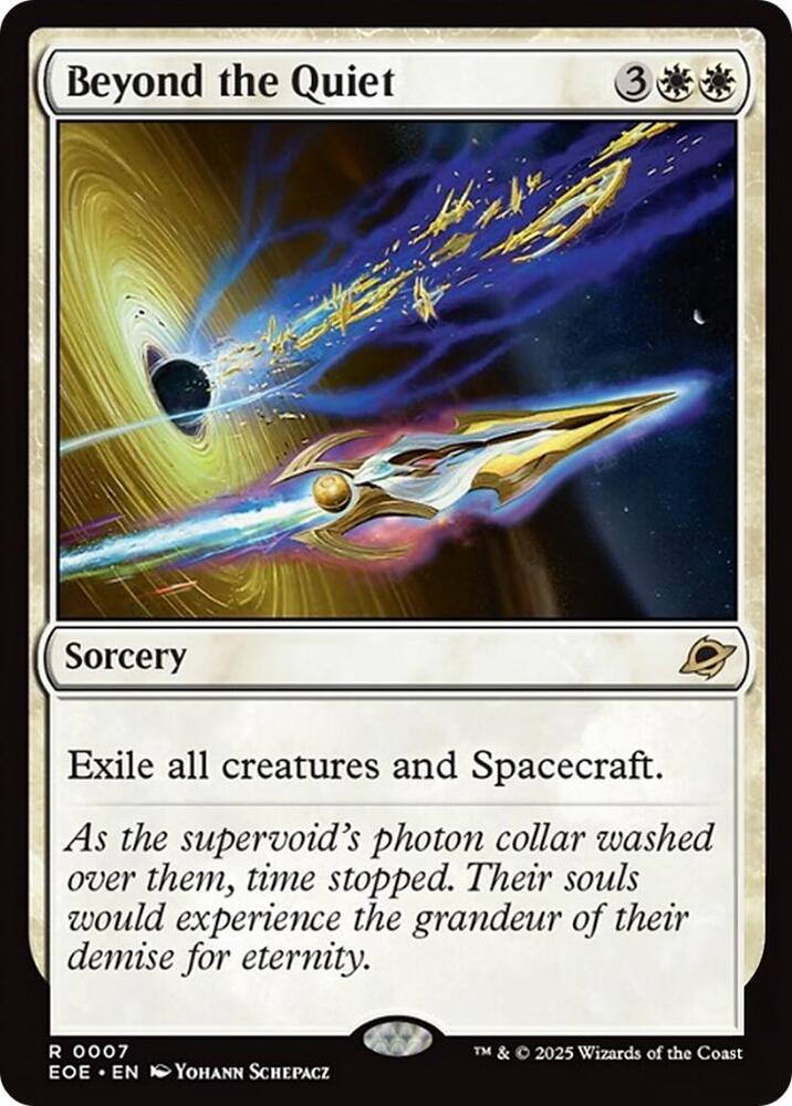 Beyond the Quiet [Foil] #7 Magic Edge of Eternities image 0