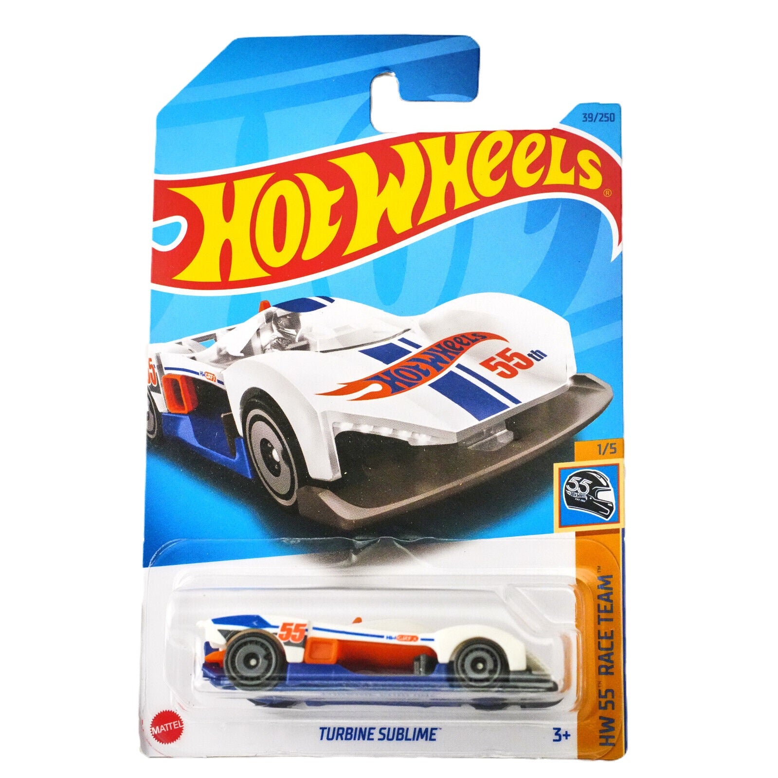 Hot Wheels - HW 55 Race Team 1/5 Turbine Sublime [White] 38/250 image 0