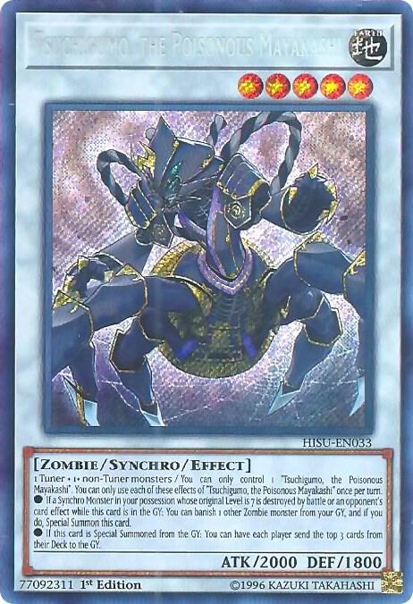 Tsuchigumo, the Poisonous Mayakashi [Secret Rare] HISU-EN033 image 0