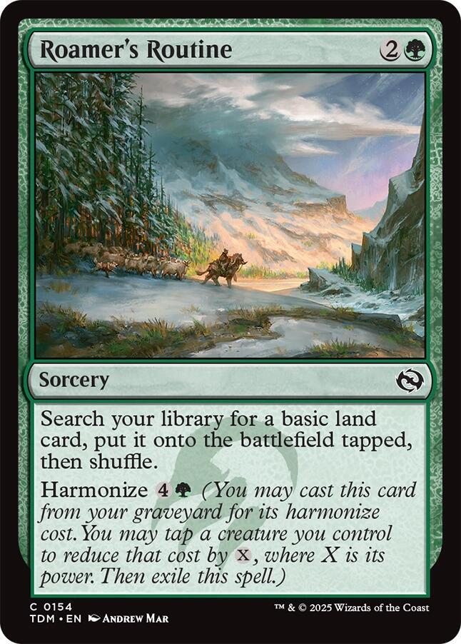 Roamer's Routine [Foil] #154 Magic Tarkir: Dragonstorm image 0