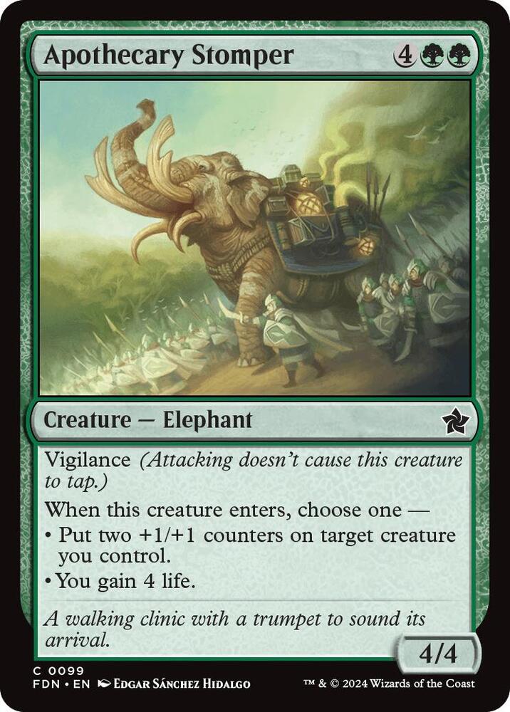 Apothecary Stomper [Foil] #99 Magic Foundations image 0