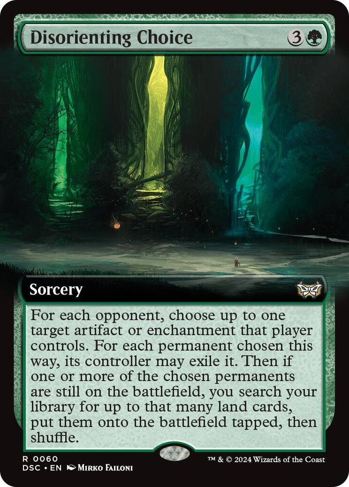 Disorienting Choice [Extended Art] #60 Magic DSC image 0